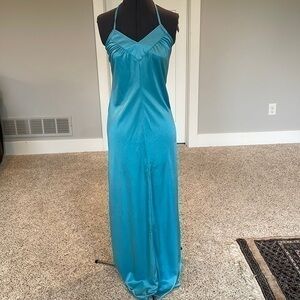 Vintage sexy nightgown.  Robins egg blue.